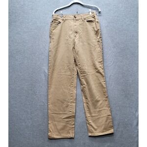 Lauren Ralph Women Jean 10 Tan Straight 30" Inseam Y2K